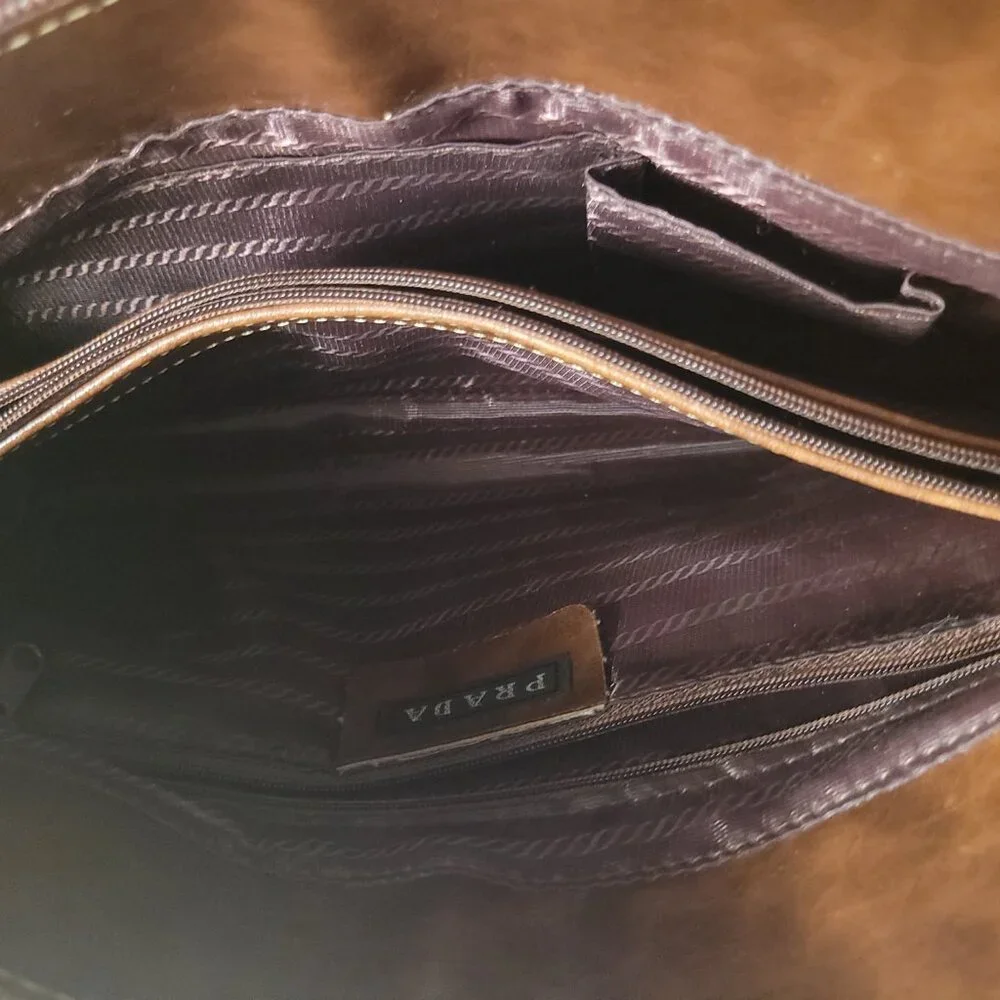 Prada Vintage Ostrich Leather Bag - Picture 3 of 4